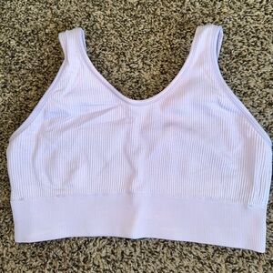 Aerie ribbed lavender sports bra, XL